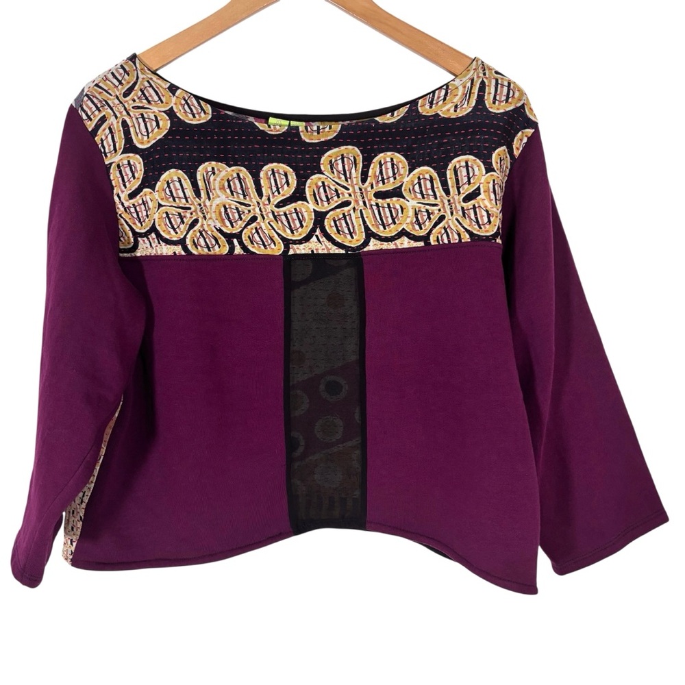 Anchal Urban Renewal Kantha Patchwork Top